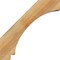 Ekena Millwork 6"W x 20"D x 20"H Imperial Rough Sawn Knee Brace, Western Red Cedar BRC06X20X20IMP00RWR - alternate 2